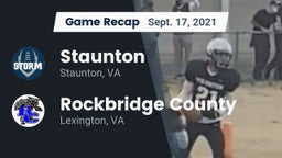 Recap: Staunton  vs. Rockbridge County  2021