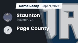 Recap: Staunton  vs. Page County 2022