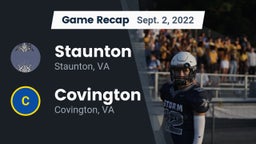 Recap: Staunton  vs. Covington  2022