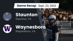 Recap: Staunton  vs. Waynesboro  2022