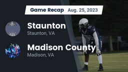 Recap: Staunton  vs. Madison County  2023