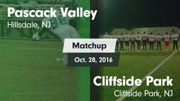 Matchup: Pascack Valley vs. Cliffside Park  2016