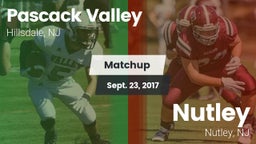 Matchup: Pascack Valley vs. Nutley  2017