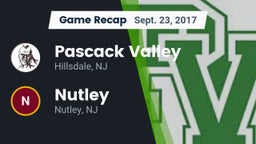 Recap: Pascack Valley  vs. Nutley  2017