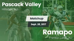 Matchup: Pascack Valley vs. Ramapo  2017