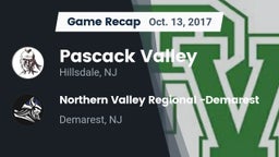 Recap: Pascack Valley  vs. Northern Valley Regional -Demarest 2017