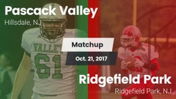 Matchup: Pascack Valley vs. Ridgefield Park  2017