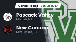 Recap: Pascack Valley  vs. New Canaan  2017