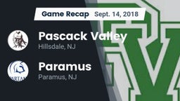 Recap: Pascack Valley  vs. Paramus  2018