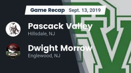Recap: Pascack Valley  vs. Dwight Morrow  2019