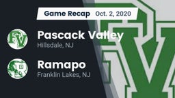 Recap: Pascack Valley  vs. Ramapo  2020