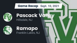 Recap: Pascack Valley  vs. Ramapo  2021