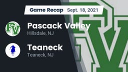Recap: Pascack Valley  vs. Teaneck  2021