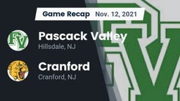 Recap: Pascack Valley  vs. Cranford  2021
