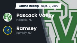 Recap: Pascack Valley  vs. Ramsey  2022