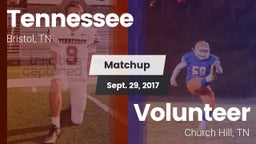 Matchup: Tennessee vs. Volunteer  2017