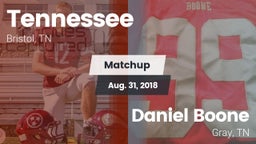 Matchup: Tennessee vs. Daniel Boone  2018
