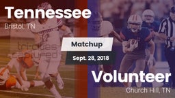 Matchup: Tennessee vs. Volunteer  2018