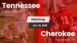 Matchup: Tennessee vs. Cherokee  2018