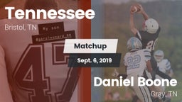 Matchup: Tennessee vs. Daniel Boone  2019