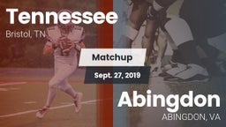 Matchup: Tennessee vs. Abingdon  2019