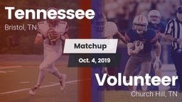 Matchup: Tennessee vs. Volunteer  2019