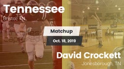 Matchup: Tennessee vs. David Crockett  2019