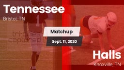 Matchup: Tennessee vs. Halls  2020