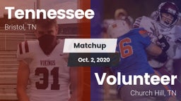 Matchup: Tennessee vs. Volunteer  2020