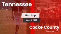 Matchup: Tennessee vs. Cocke County  2020