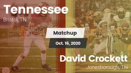 Matchup: Tennessee vs. David Crockett  2020