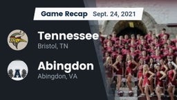 Recap: Tennessee  vs. Abingdon  2021
