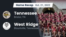 Recap: Tennessee  vs. West Ridge  2022