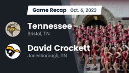 Recap: Tennessee  vs. David Crockett  2023