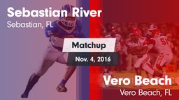 Matchup: Sebastian River vs. Vero Beach  2016