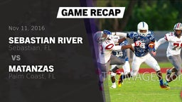 Recap: Sebastian River  vs. Matanzas  2016