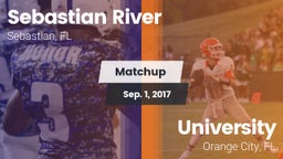 Matchup: Sebastian River vs. University  2017