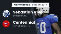 Recap: Sebastian River  vs. Centennial  2019