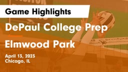 DePaul College Prep  vs Elmwood Park  Game Highlights - April 13, 2023