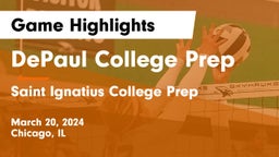 DePaul College Prep vs Saint Ignatius College Prep Game Highlights - March 20, 2024