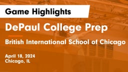 DePaul College Prep vs British International School of Chicago Game Highlights - April 18, 2024