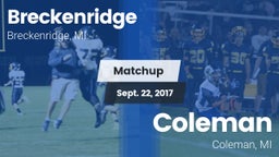 Matchup: Breckenridge vs. Coleman  2017