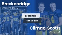 Matchup: Breckenridge vs. ******-Scotts  2018