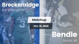 Matchup: Breckenridge vs. Bendle  2020