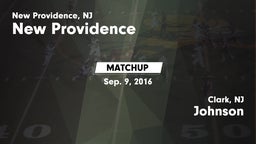Matchup: New Providence vs. Johnson  2016