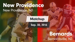 Matchup: New Providence vs. Bernards  2016
