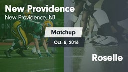 Matchup: New Providence vs. Roselle  2016