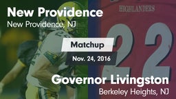 Matchup: New Providence vs. Governor Livingston  2016