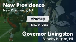 Matchup: New Providence vs. Governor Livingston  2016
