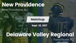 Matchup: New Providence vs. Delaware Valley Regional  2017